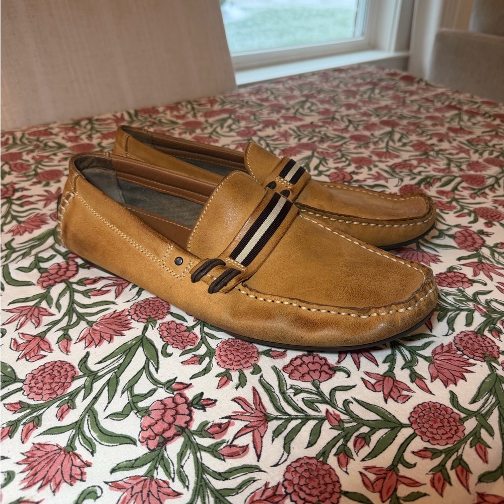 Steve Madden Brown Loafers with Striped Detail